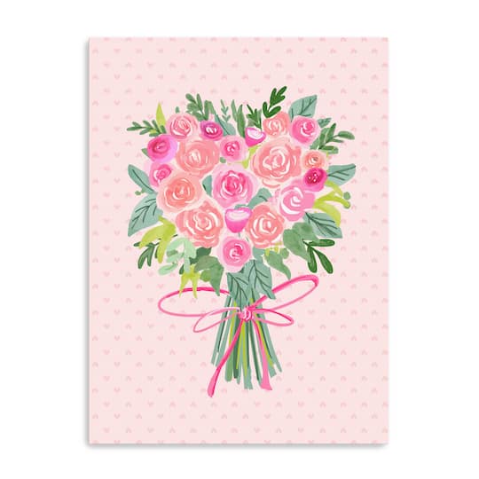 Heart Roses Canvas Giclée Art